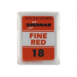 Haczyki Drennan Fine Red nr. 20