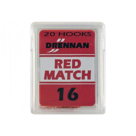 Haczyki Drennan Red Match nr. 18