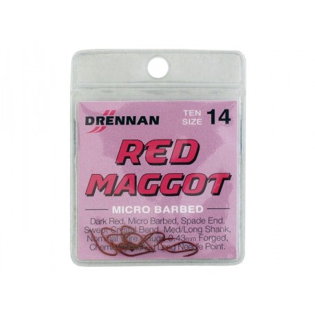 Haczyki Drennan Red Maggot nr. 14